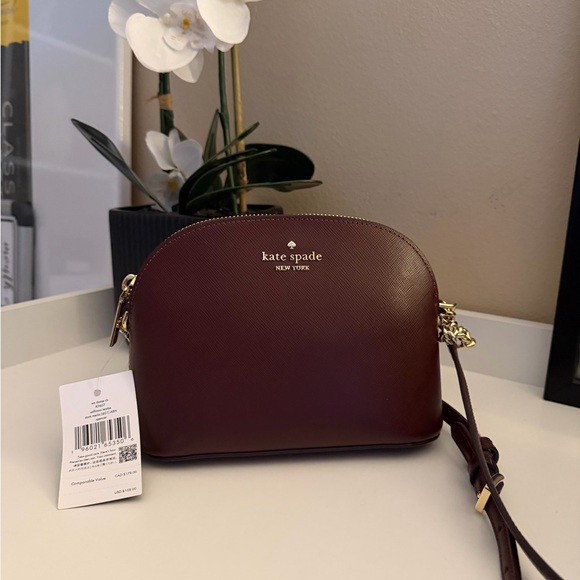 kate spade Handbags - Kate Spade Spencer Burgundy Crossbody Bag